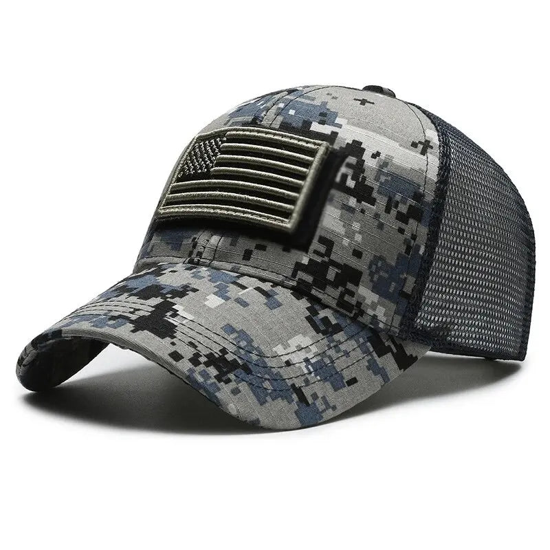 American Flag Mesh Cap
