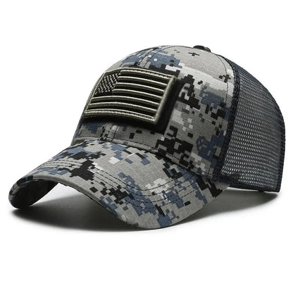 American Flag Mesh Cap