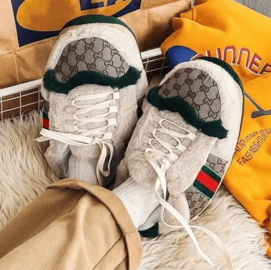 Sneaker Slippers  gucci inspired  unisex for adults&kids